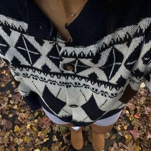 knit sweater cardigan